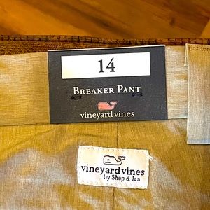 Boys Size 14 Vineyard Vines  Breaker Pant